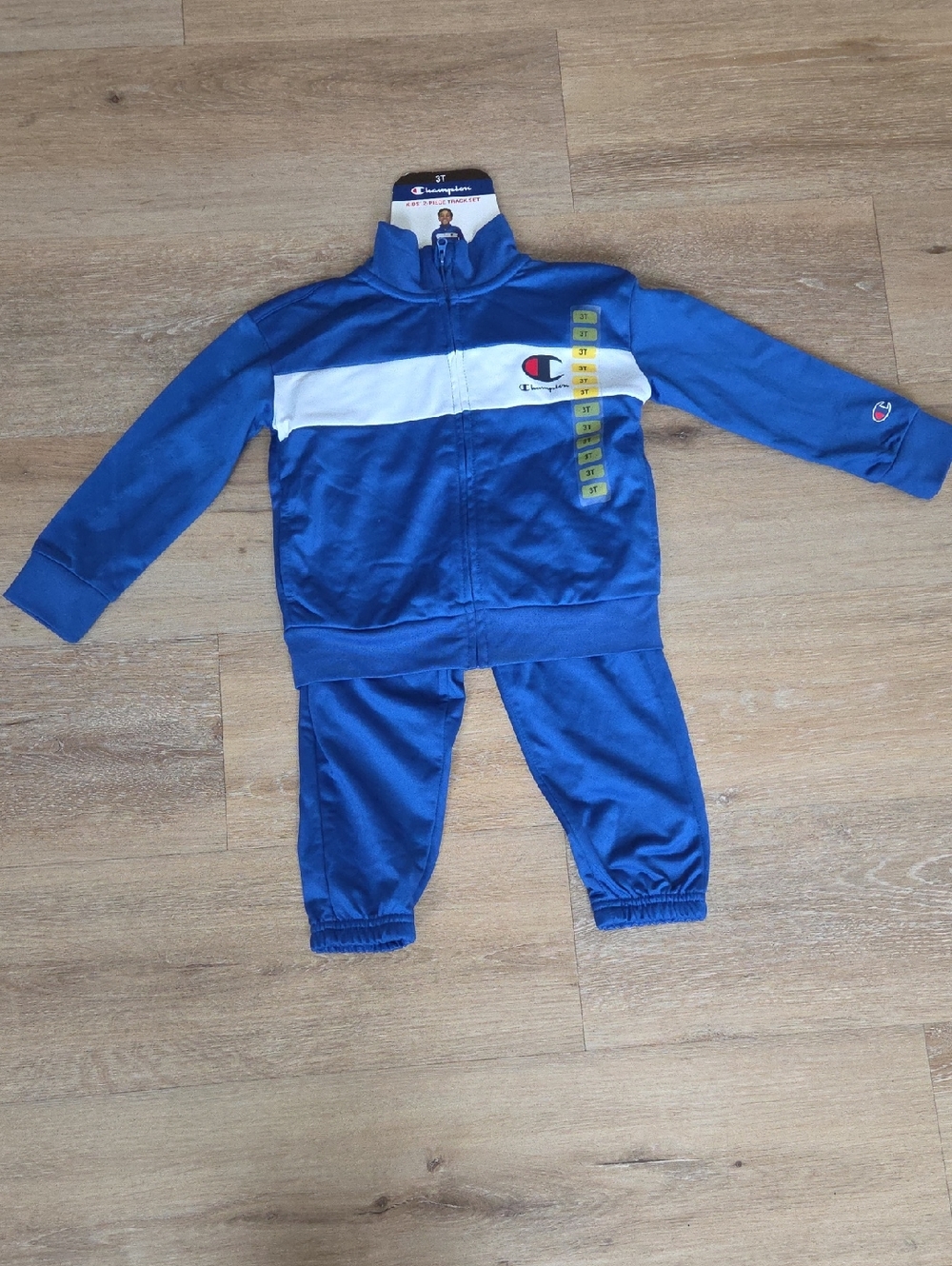 Champion Toddler 2 Piece Blue Track Set 3T NWT